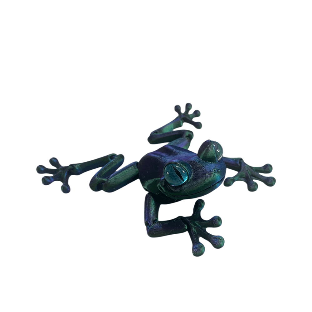 Articulated frog wholesale custom FDM PLA 3d printing service
